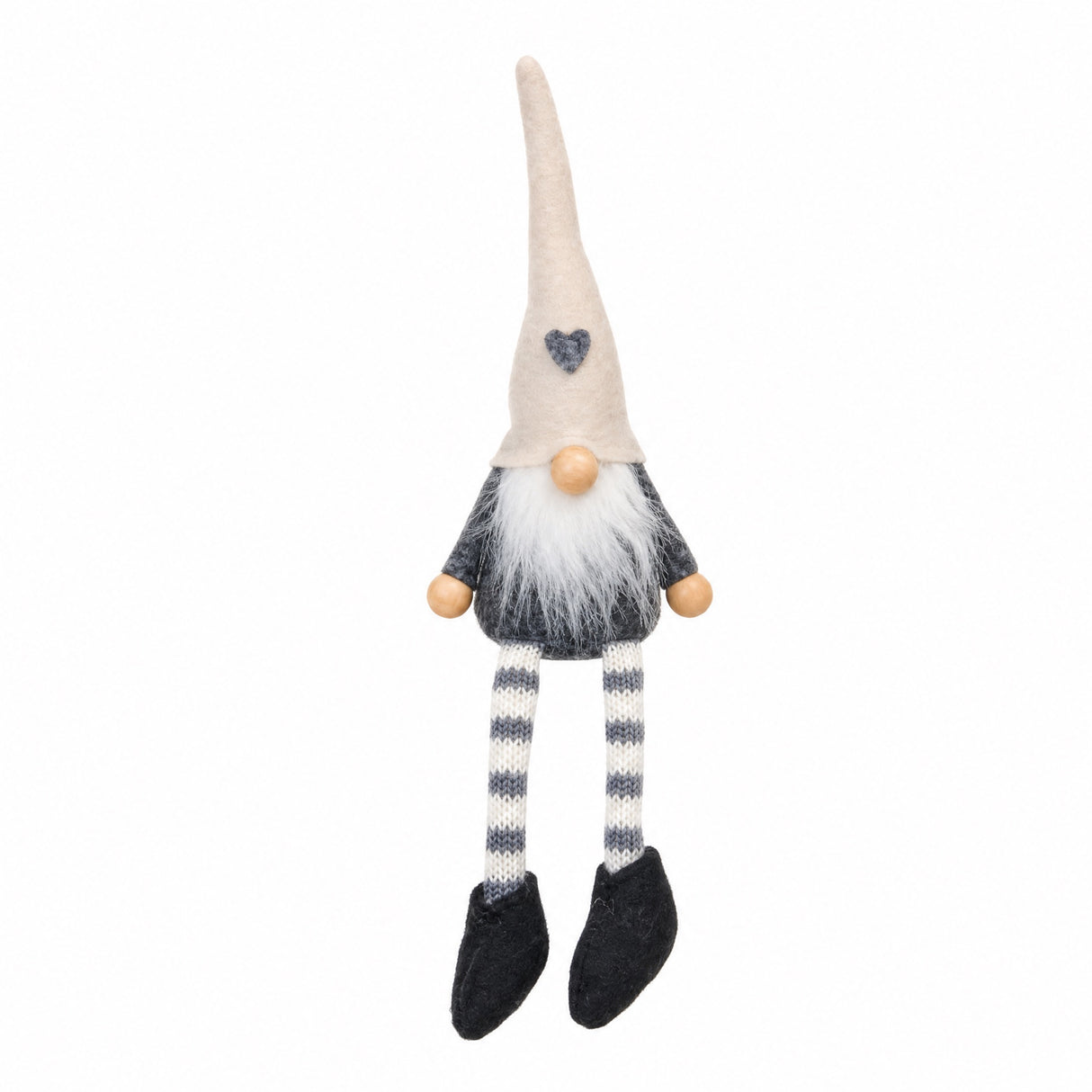 Santa gnome with hanging legs