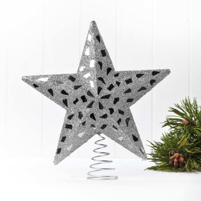 Sølvfarvet topstjerne