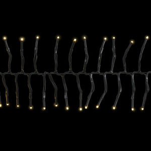 Lyskæde Klyngelys 2000 LED varm hvid 23 m