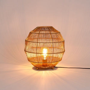 Castor bordlampe guldfarvet 