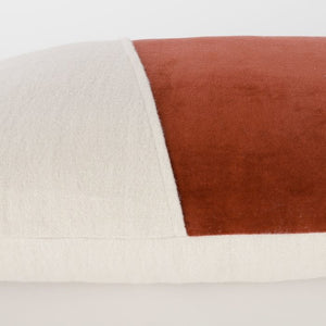 Foxtrot two-tone cushion 55 cm x 35 cm