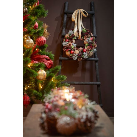 Træstige til dekoration sort 