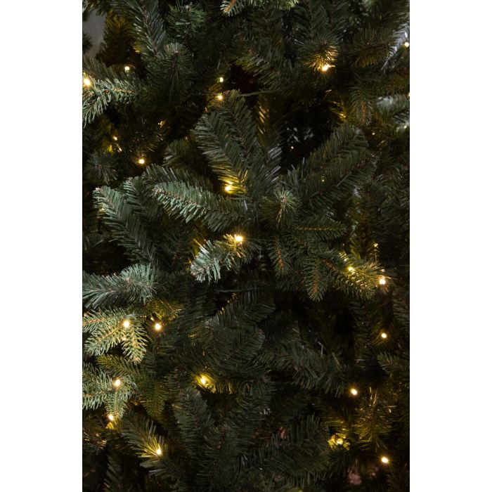 Elkins kunstigt juletræ med lys 185 cm højt