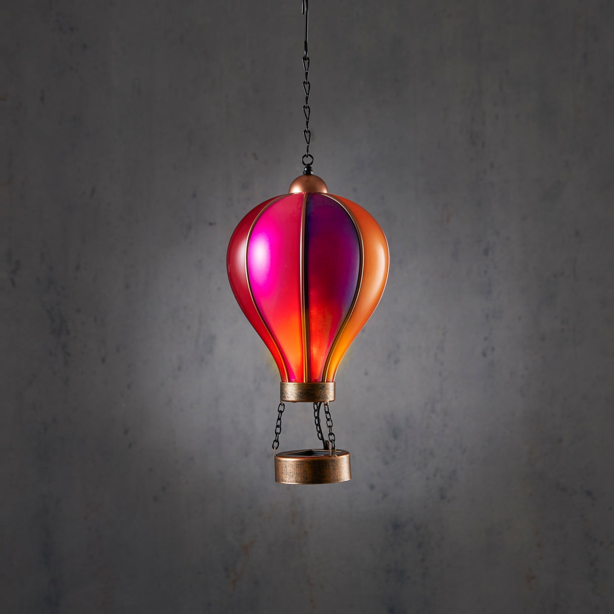 Luftballon med LED-lys og solceller 42 cm høj