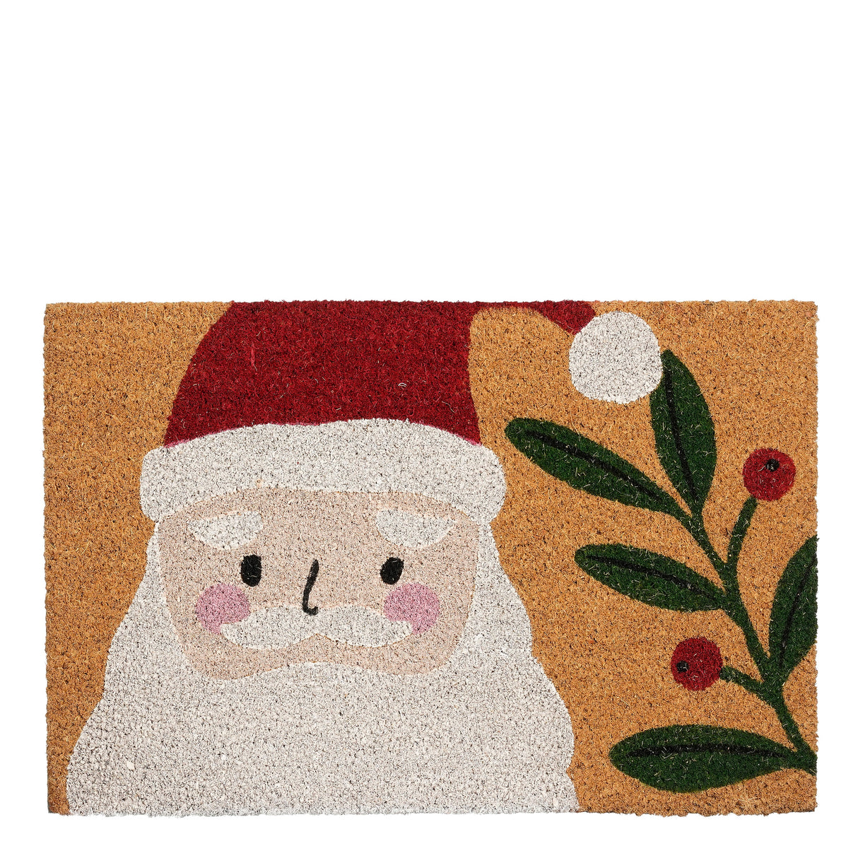 Doormat with Santa and Branch