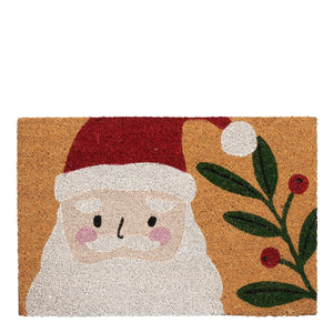 Doormat with Santa and Branch