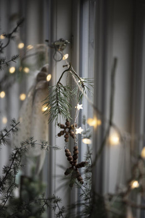 40-Star String Lights with Timer
