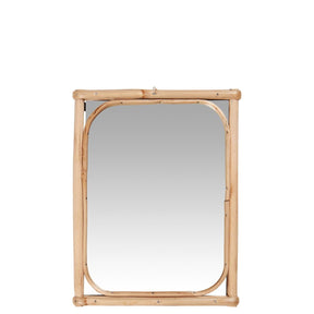Mirror with bamboo frame from Ib Laursen