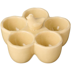 Æggeholder i gul til 5 æg fra Ib Laursen