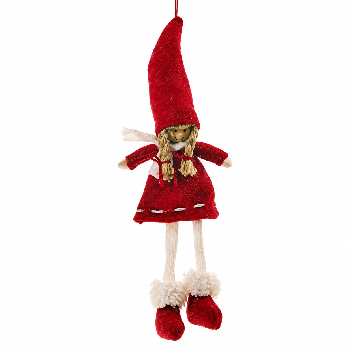 Elf with knitted legs