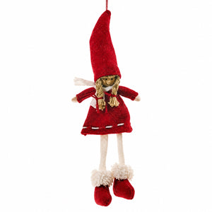 Elf with knitted legs