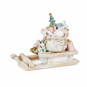 Pastel colored sled