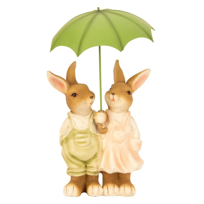 Påskeharer med paraply