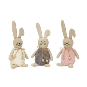 Påskehare i stof med blød mave
