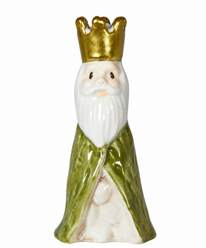 Ceramic wise men figurines with gold-colored crowns from Speedtsberg