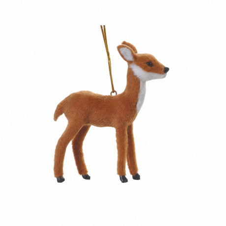 Faux fur animal with leash