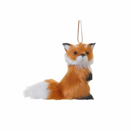 Faux fur animal with leash