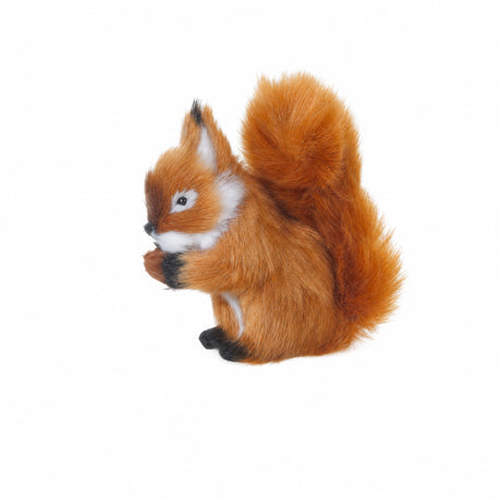 Faux fur animal with leash