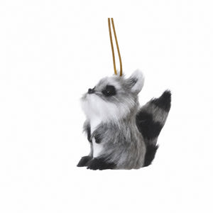 Faux fur animal with leash