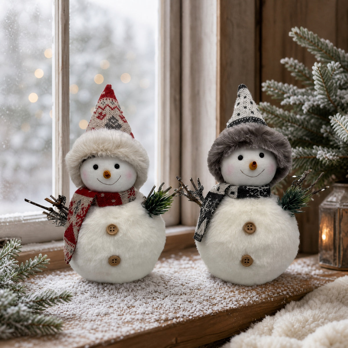Snowman with top hat