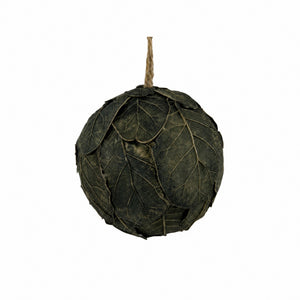 Decorative ball, natural, 10 cm in diameter
