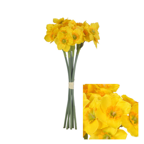 Gule narcisser 40 cm høje i plastik