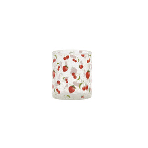 Tealight holder with summer berries
