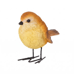 Bird with metal feet
