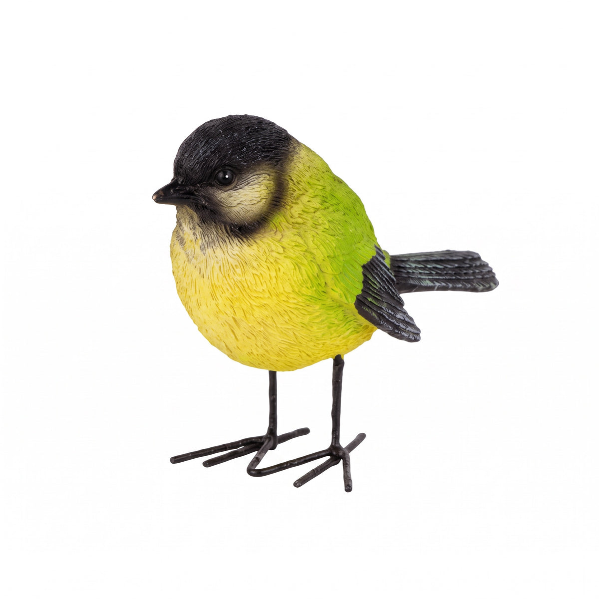 Bird with metal feet