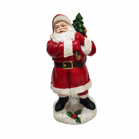 Santa Claus at work 22 cm tall