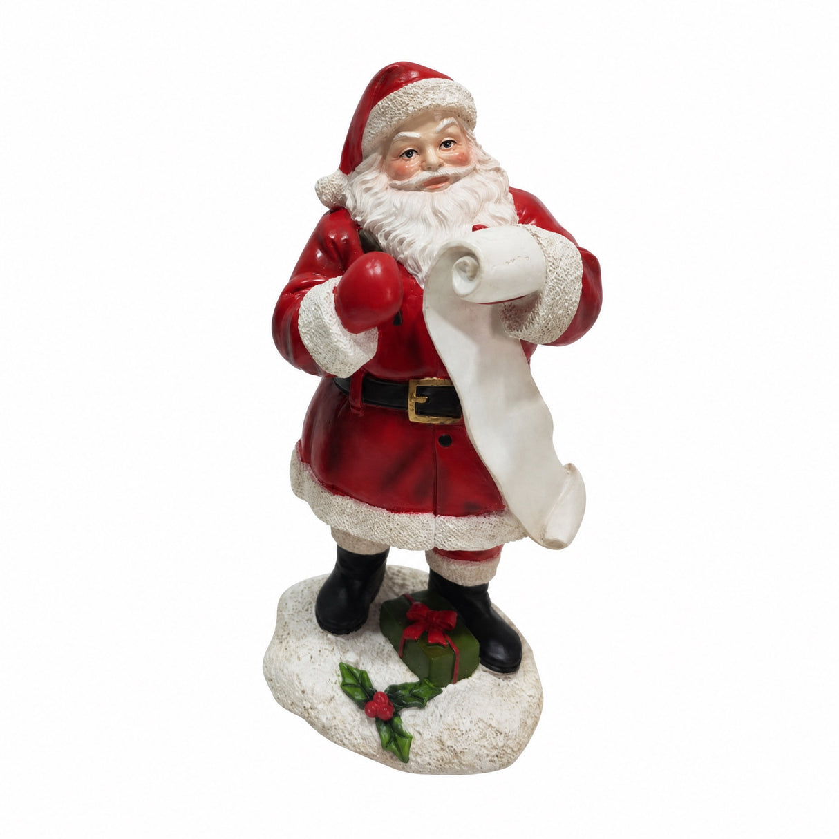 Santa Claus at work 22 cm tall