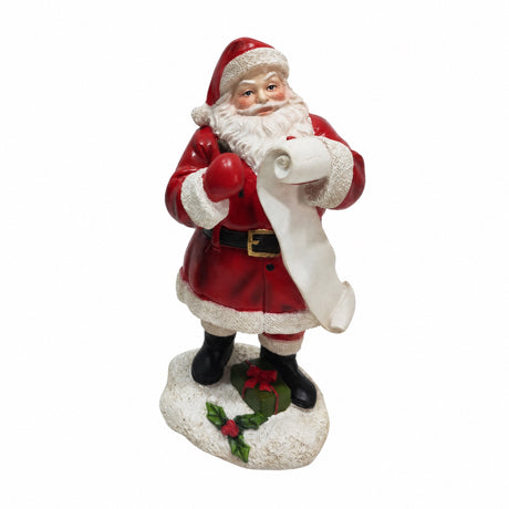 Santa Claus at work 22 cm tall
