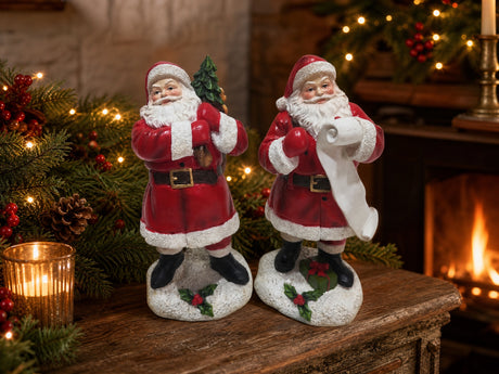 Santa Claus at work 22 cm tall