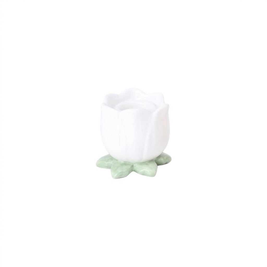 Tulip flower candle holder