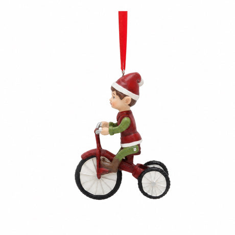 Elf with ribbon 12 cm tall