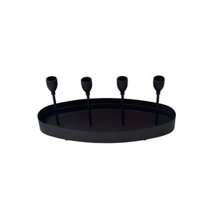 Advent candle holder for decoration, 34 cm long