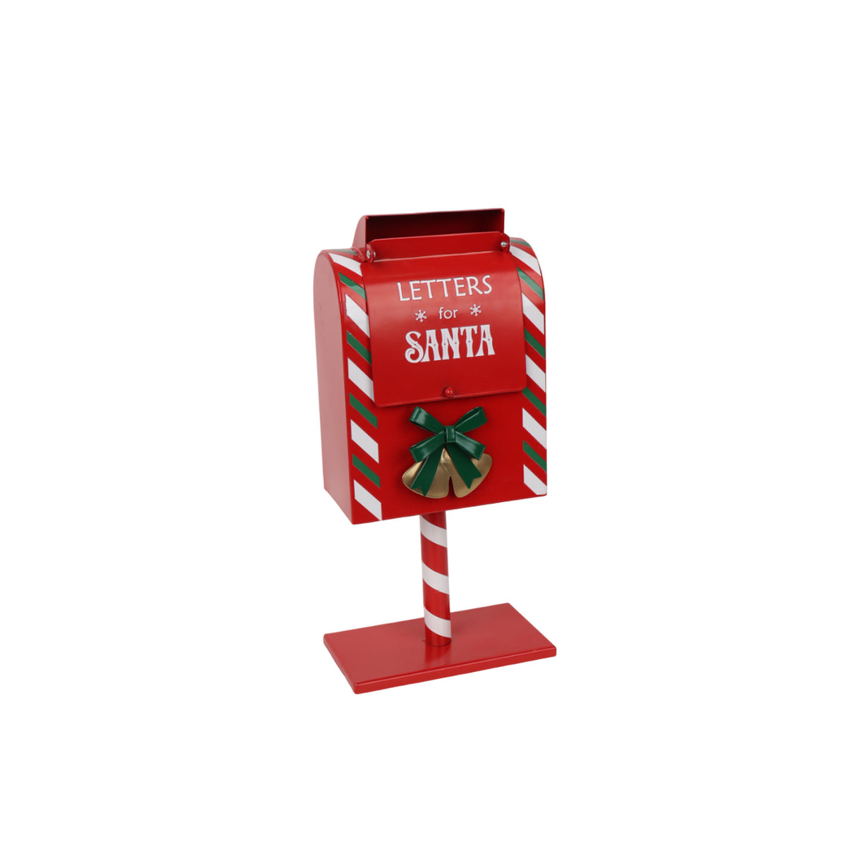 Christmas mailbox on a stand for decoration