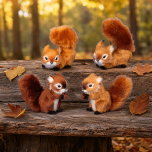 Squirrel with soft tail