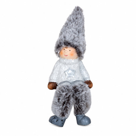 Winter children with soft hanging legs and hats