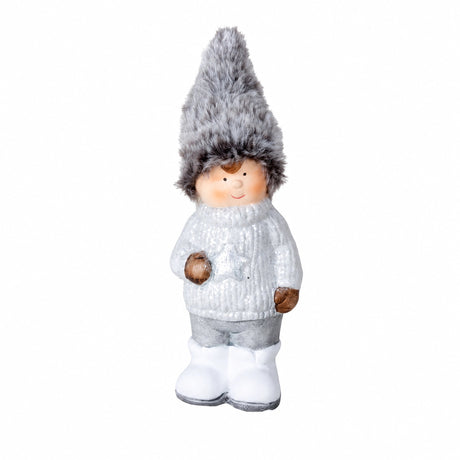 Winter children with soft hats
