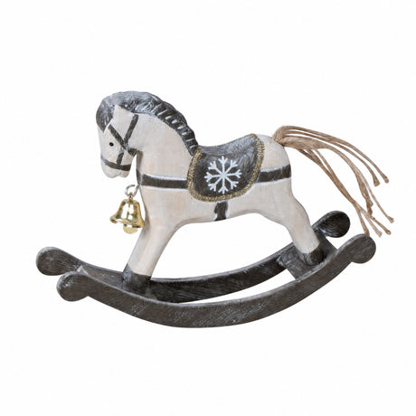 Small wooden rocking horse