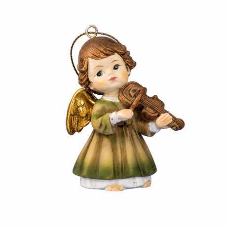 Hanging angel with gold wings