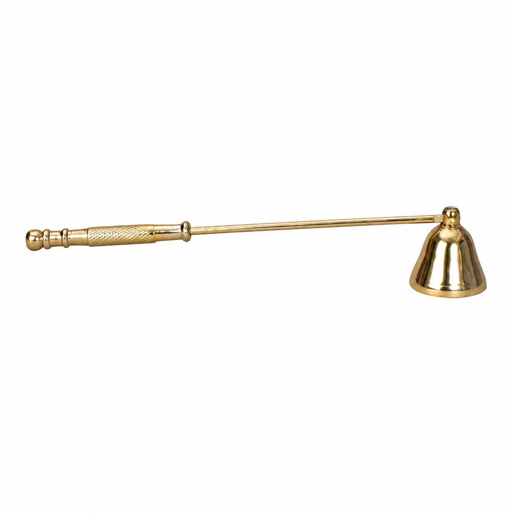 Gold-Colored Metal Candle Snuffer