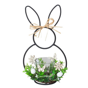 Silhuet fyrfadslysestage til påske