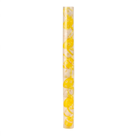 Plastic Easter eggs in tubes