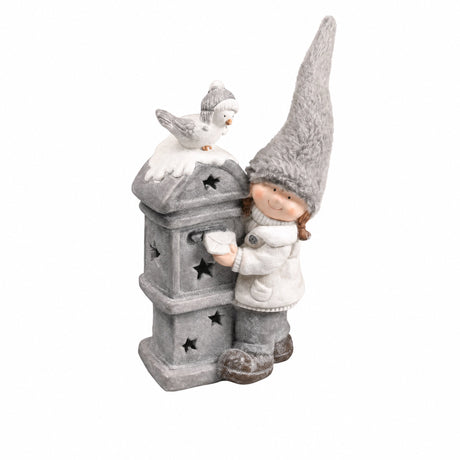 Winter children with mailboxes