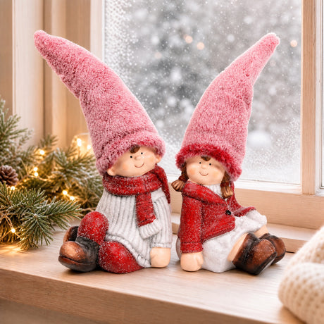 Sitting winter children