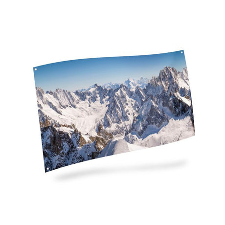 Stor baggrund med bjergkæde