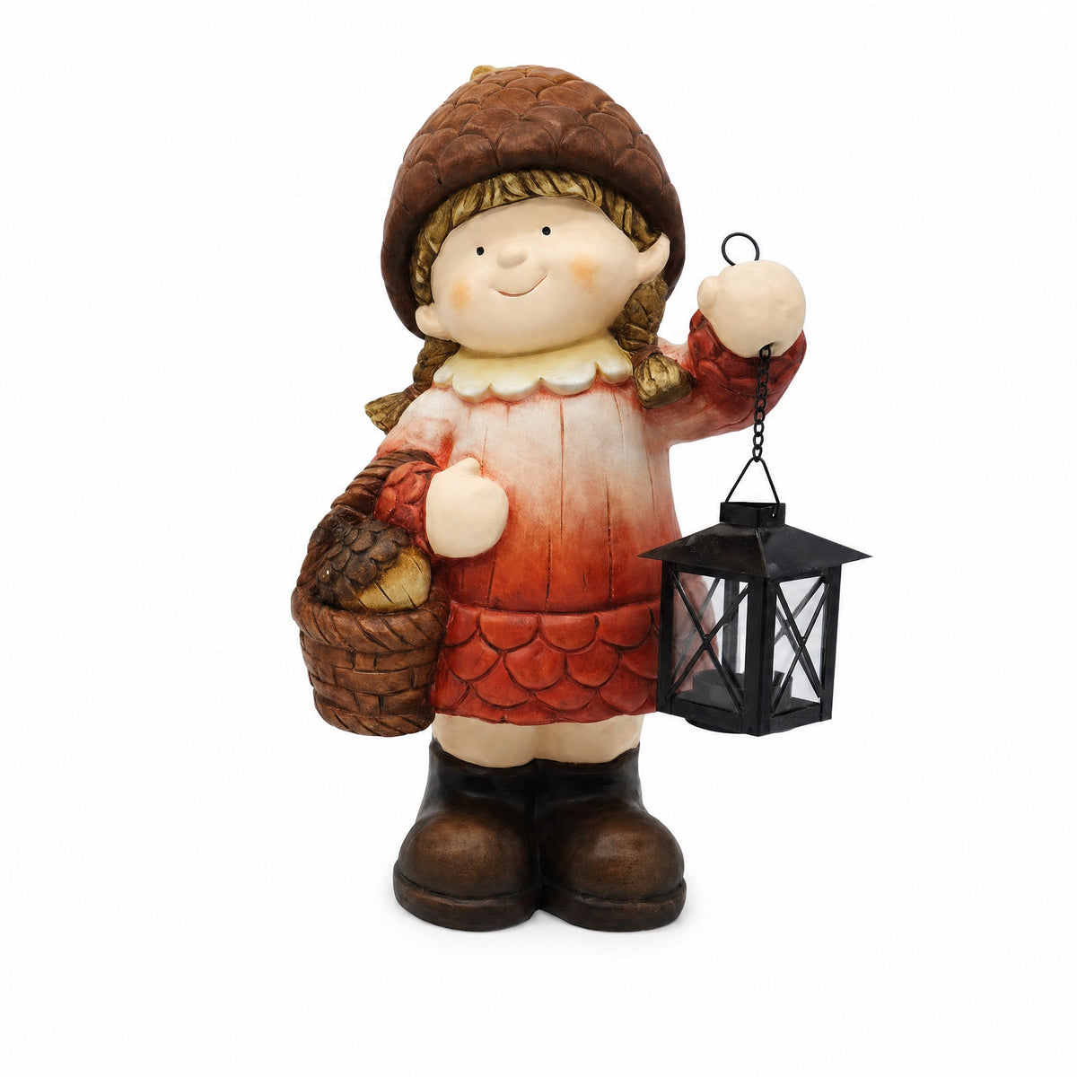 Autumn children with lanterns