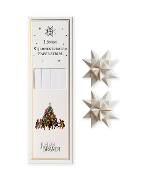White 15 mm star strips from Juel & Brandt